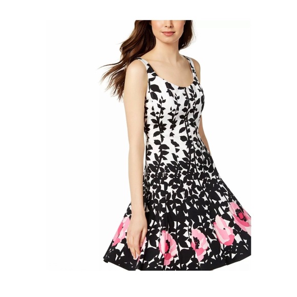 nine west fit and flare dress